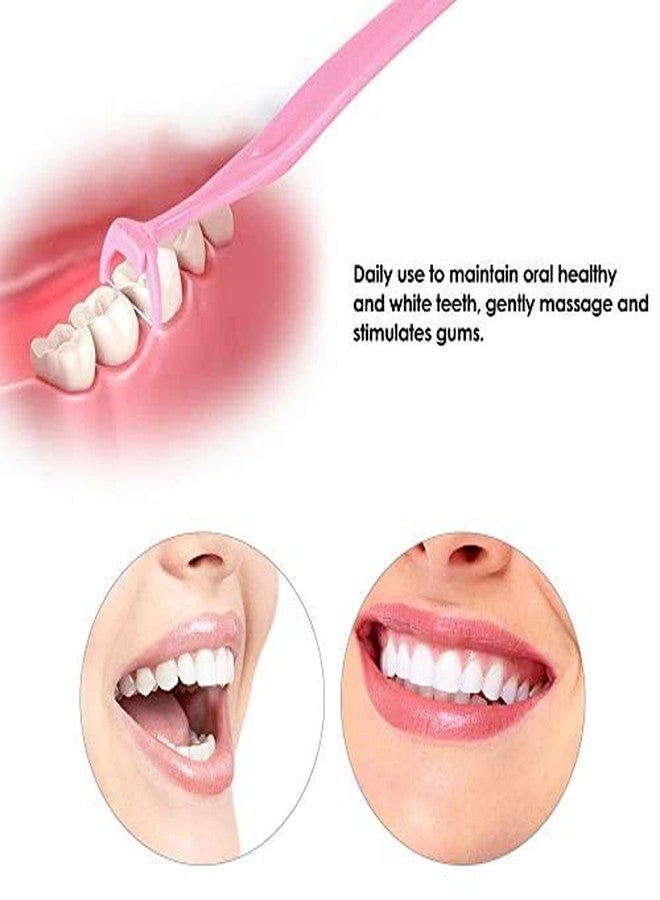 Radionics Dental Floss Picks 1 Holder & 20pcs Refill Inter-dental Brush Teeth Stick Toothpick Flosser for Oral Deep Clean - Image 2